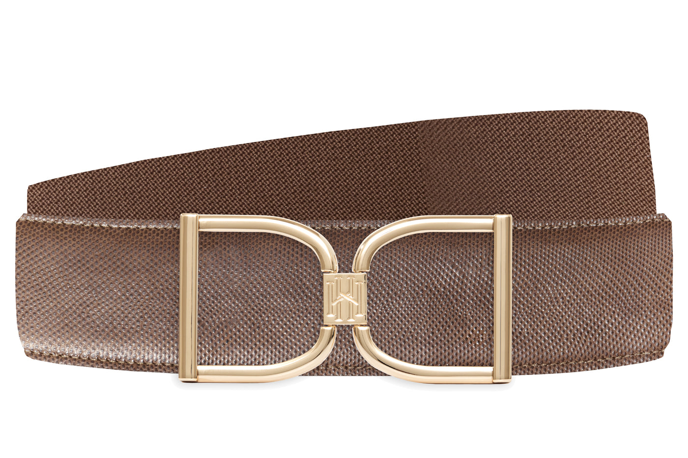 Icon Equestrian Belt - Brown Snake with Walnut Band  - RM