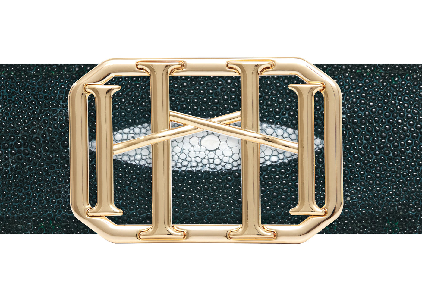 Icon Equestrian Belt - Teal Stingray with Teal Band - RM