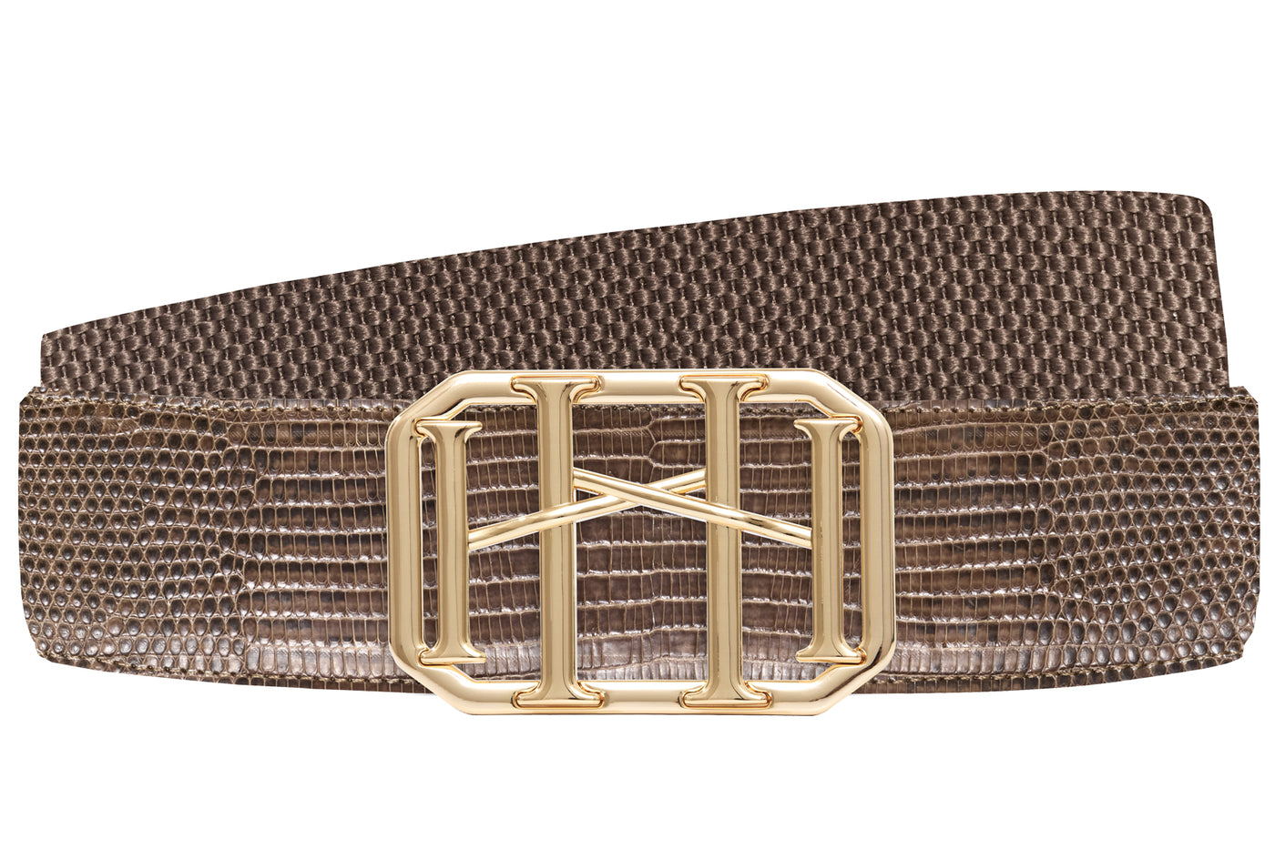 Icon Equestrian Belt - Mink Lizard with Mink Band - RM