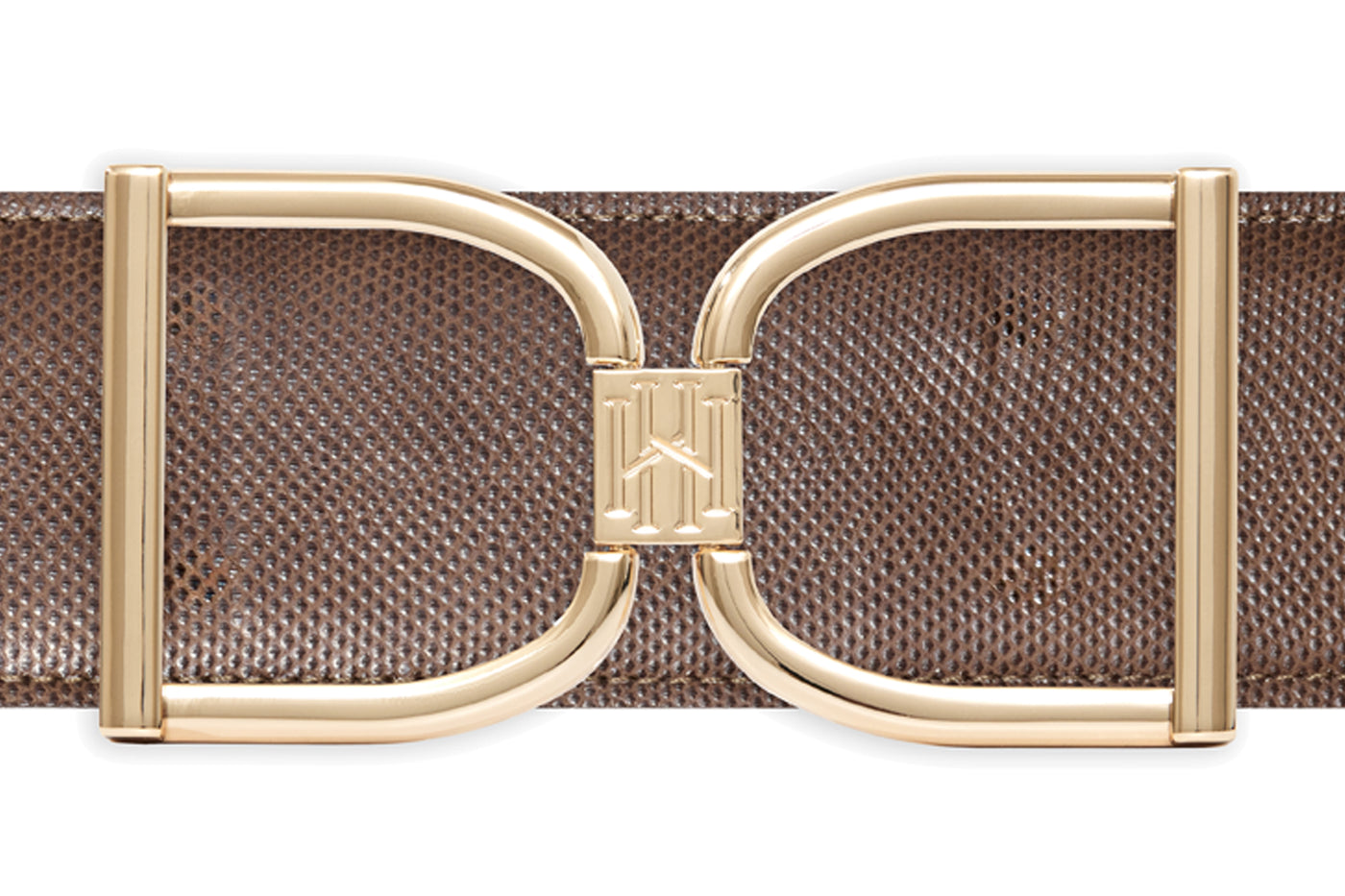 Icon Equestrian Belt - Brown Snake with Walnut Band  - RM