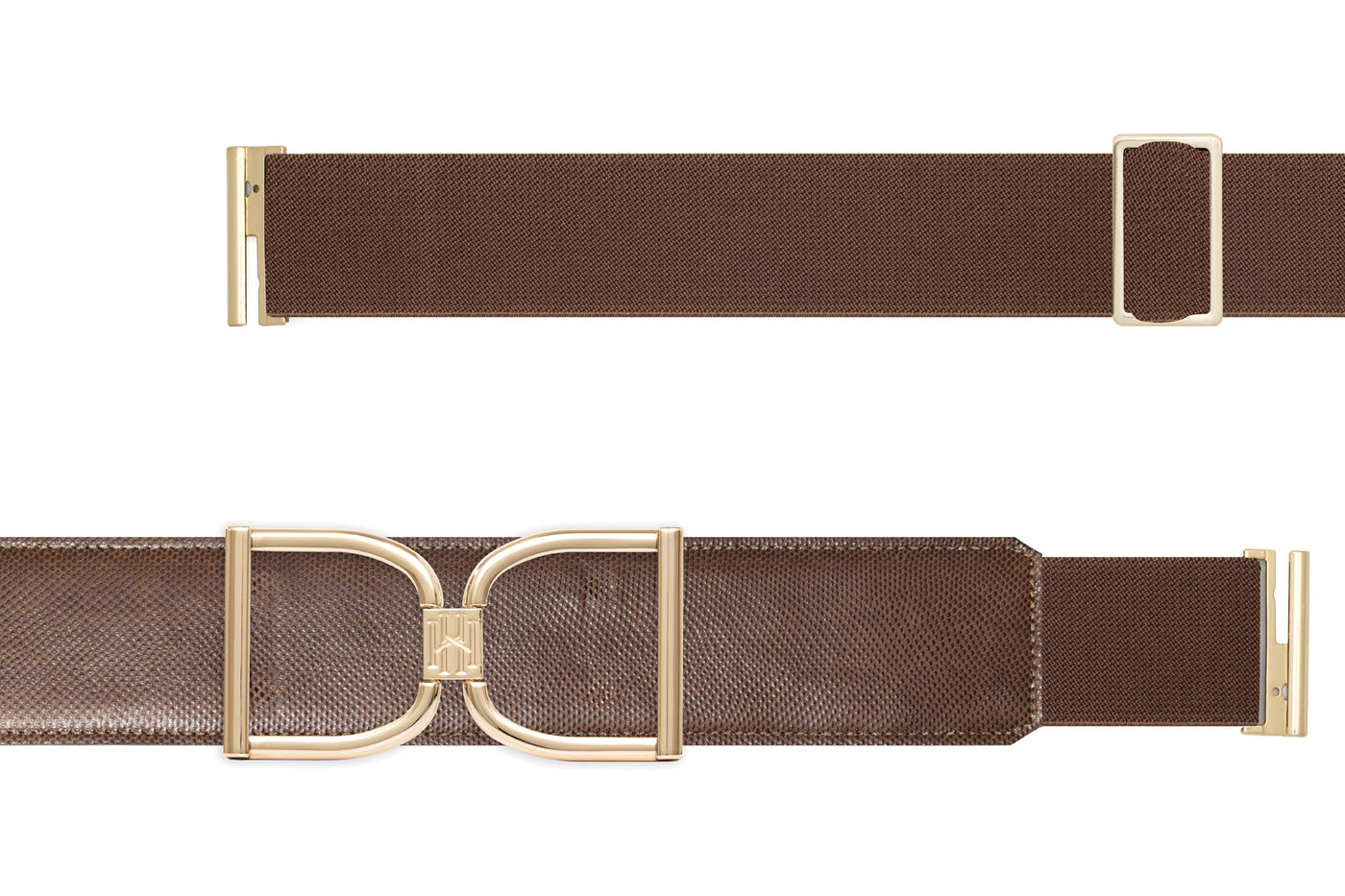Icon Equestrian Belt - Brown Snake with Walnut Band  - RM