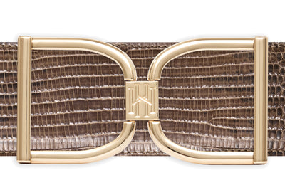 Icon Equestrian Belt - Mink Lizard with Mink  Band - RM